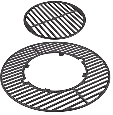 DEMA Universal Guss - Grillrost - Set mit Rost-in-Rost Universalrost rund Ø außen 54,5 cm Ø Einsatz: 31 cm