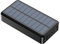 Wttfc Caricatore Solare 100000mAh Power Bank Solare Wireless con 5 Uscite e 4 Ingressi e Torcia Elettrica a LED, Caricabatterie Portatile Batteria Esterna per iPhone, Android, Samsung,Nero