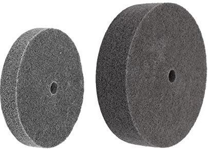 QUARKZMAN Grana 180 (150mmx25mm, 200mmx18mm) 5P Nylon Fibra Ruota Abrasivo Lucidatura Lucidatura Disco 2pz