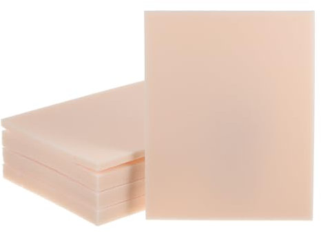 QUARKZMAN 8 Stück Schleifschwamm 2000 Körnung Doppelseitiges Schleifpapier, 110X140mm Wiederverwendbares Nass- und Trockenschleifpad für Polieren von Metallspiegeln und für Nailart, Beige