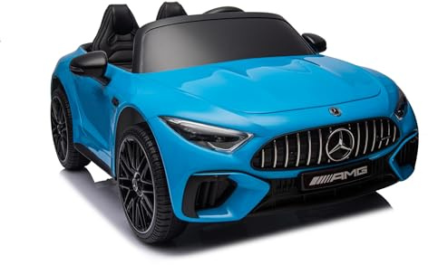 Kinderfahrzeug - Elektro Auto Mercedes SL63 AMG - Lizenziert - 24V Akku, 4 Motoren, 2,4Ghz Fernsteuerung, MP3+Ledersitz+Eva-Lackiert
