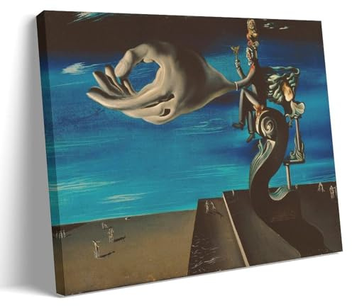 HAJIDEMA Salvador Dali Art Sport The Remorse of Conscience Raum, ästhetischer Druck, Kunst, Wandgemälde, Leinwand, moderne Schlafzimmerdekoration, 30 x 45 cm