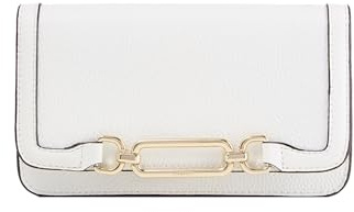 Fiorelli Women's Emilia Hardware Clutch, Evening Bag | Stylish Handbag with Crossbody Strap, Faux Leather