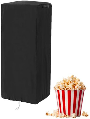 Hqunjikp Popcorn Machine Cart Cover - Waterproof Popcorn Machine Protective Cover | 420D Oxford Cloth, Replacement Parts with Windproof Buckles & Adjustable Drawstring