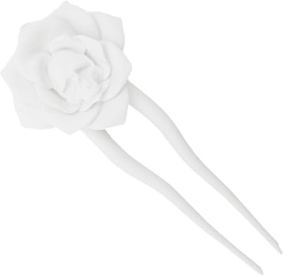 Fourchettes à cheveux - Pince à cheveux pour femme | Pince à cheveux en forme de U | Fourche gothique avec crâne et rose pour femmes | Pinces à cheveux françaises pour femmes et filles | Accessoires