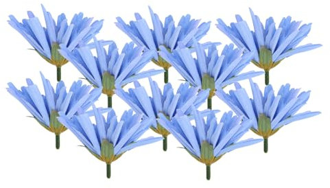 Mikikit 10pezzi Fiore Di Margherita Artificiale Fiori Estivi Singoli Per Da Te Artigianato Matrimonio Casa Giardino Decorazione