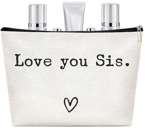 La Meilleure sœur du Sac de Toilette, la Meilleure sœur de l'histoire | organisateur de portable organisateur d'articles d'hygiène pour accessoires., Love You Sis, Consulte la descripción, V