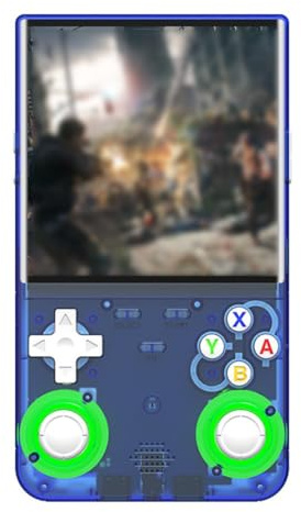 R36 - Consola de juegos de mano ultra retro, mini consola de videojuegos portátil con pantalla HD de 4 pulgadas, múltiples opciones de color para entretenimiento (morado)