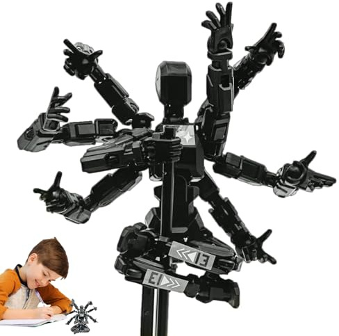 Actionfigurenmodell – voll gelenkige Actionfigur | Roboter-Ganzkörper-Cartoon-Figur | Mehrgelenkige Puppe der 6. Generation, Tischdekoration für Fans und Sammler, verstellbare bewegliche Gelenke