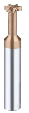 T-Nutfräser CNC-Werkzeuge for die Bearbeitung von Metall, Aluminium, Stahl, Wolframstahl, T-Nut-Schaftfräser 3 4 5 6 7 8 9 10 mm(H4.0,Uncoated,D8x60L)