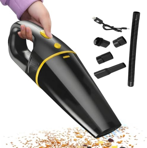 Générique Aspirateur Voiture 10 000 Pa Portable sans Fil Rechargeable