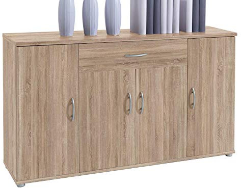 möbelando Sideboard Beistellschrank Anrichte Kommode Highboard Schrank Lissy II