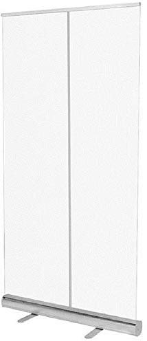 Pop Up Pull Up Roller Banner Transparent, Germ Protection Screen, Social Distancing Shield, Spit Protection Partition Screen Sneeze Guard,120x200cm