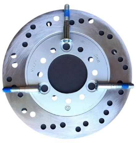 Bremsscheibe 3mm inkl 3x Schrauben 50er 125er Bremse Scheibe Roller Motorroller Retro Roller Znen Casabike Retro Cruiser Nova Alpha Motors Luxxon Cruiser Benzhou Firenze EasyCruiser Gt Union Strada