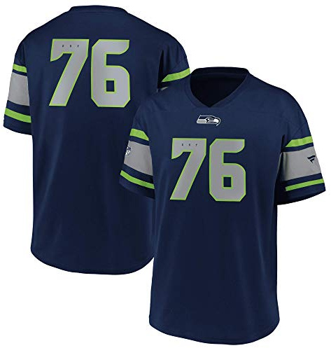 Fanatics Seattle Seahawks T-shirt jersey fanshirt supporter amerikansk fotboll blå - L