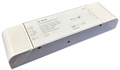Trasformatore Alimentatore Dimmerabile 24V 150W, Dimmerabile Con Triac Dimmer Varialuce Su 220V + Pulsante Nornalmente Aperto (Push Dimmer), Per Striscia Led 24V