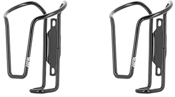 ZEFAL Pack Pulse Full Alu - Confezione di Due Portaborraccia per Bicicletta - Tutto in Alluminio - Portaborraccia per Mountain Bike o Porta Bidone per Bici da Strada - 40g Ogni Porta Borraccia - Nero