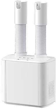 Shoe Dryer with Timer, Portable Electric Shoe Dryer, Glove Dryer and Boot Warmer, 120 Minute Timer, Drying for Hats, Socks, Boots