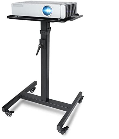 Trípode Para Proyector Soporte universal for proyector, carro de bandeja, elevador telescópico universal, banco de trabajo móvil portátil, estante de oficina for el hogar, estante for proyector, negro