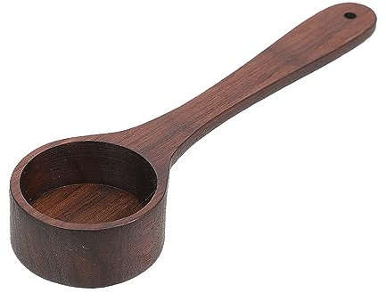 Milisten 1 Stk Löffel für Kaffeebohnen Teelöffel aus Holz löffel Getreidelöffel aus Holz einfacher Holzlöffel hölzern Werkzeug Container Messlöffel Pulverlöffel