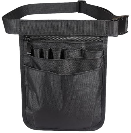 Krankenschwester Taschen Hüfttasche,Krankenschwester Tasche,Krankenschwester Gürteltasche,Gürteltasche Einzelhandel,Kellner Tasche,Kellner Gürteltasche,Damen Krankenschwestertasche,Schwarz