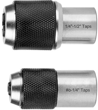 Milageto 2 Stück Gewindebohrer-Steckschlüssel-Adapter für Gewindebohrer, Reibahle, Schraubenausdreher, Ratschen-Gewindebohrer