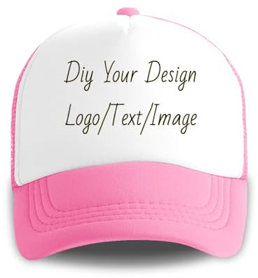 Individuelle Snapback-Mütze mit Ihrem Logo, verstellbare Ballkappen, Sommerhut für Damen und Herren, rose, Einheitsgröße