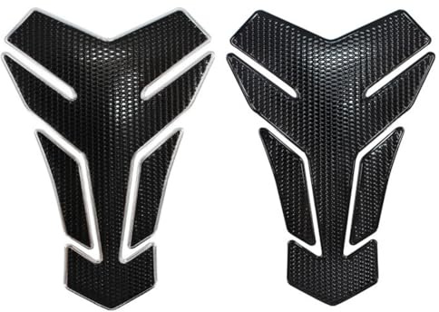 WMUVAZA Paraserbatoio Moto Adesivo, 2 pezzi Paraserbatoio Tank Pad Protezione Serbatoio Adesivo per Moto, Proteggi Serbatoio Tank Pad Para Colpi e Protezione Graffi, Adesivo Serbatoio Moto