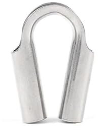 Generisch M22 Drahtseil Kauschen, Kausche Edelstahl 304 Kabelkausche Herz Kausche Drahtseilkauschen für 20mm Drahtseil Und Kabel