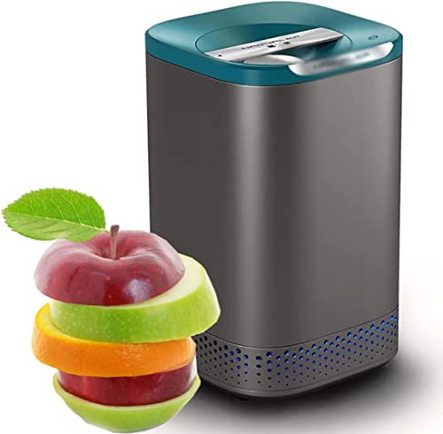 Compostiera, contenitore for compost, processore elettrico for rifiuti alimentari, trasforma i rifiuti in compost da 700 W e design silenzioso e silenzioso, riciclatore automatico for rifiuti alimenta