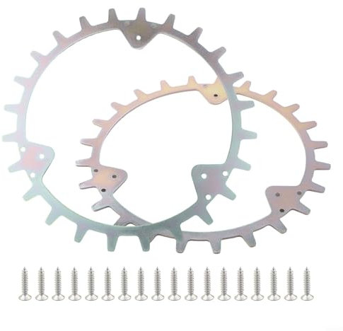 2 punte antiscivolo in acciaio inox per robot tosaerba, 252 mm, per robot tosaerba, per 420/320/430X