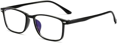 Nyxphy Stylische Kurzsichtige Brille mit Blaulichtfilter – Tr90 Leichte Fernbrille mit Sehstärke Damen Herren