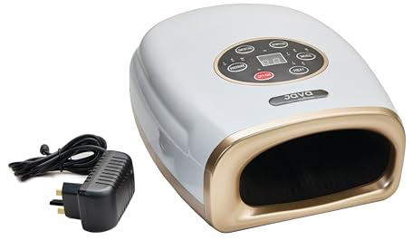 Coopers of Stortford - Rechargeable Heated Hand Massager - Compression Therapy for Pain Relief - Heat & Vibration Settings - Arthritis & Carpal Tunnel Support - Portable Design