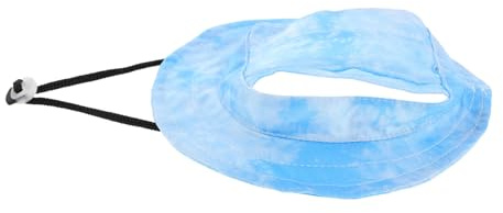 ibasenice Pet Sun Hat Adjustable for Dogs Cats Outdoor Summer Activities Breathable Headwear Sunshade