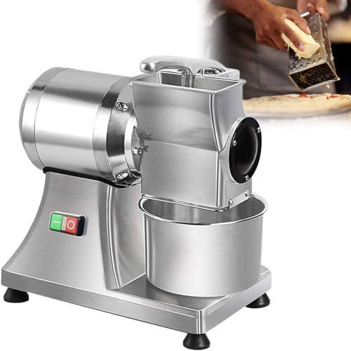 Grattugia elettrica per formaggio, 550 W, multifunzione, strumento da cucina per sminuzzare formaggio, burro, pane e crusca, perfetta per insalate e cucinare