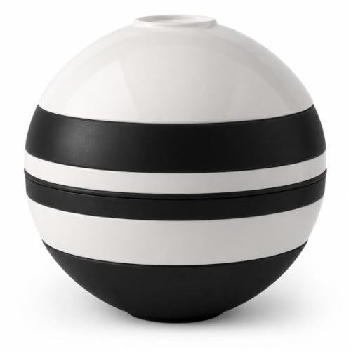 Villeroy & Boch – La Boule Dinner-Set Schwarz, Spülmaschinenfest, Mikrowellensicher, Geschirr, Teller, Porzellan, Schale, Deko, Premium Porzellan