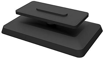 Support magnétique inclinable et réglable pour haut-parleur Echo Show 8, support de base compatible avec les haut-parleurs intelligents Alexa, magnétique intégré, pivotant et inclinable (noir)