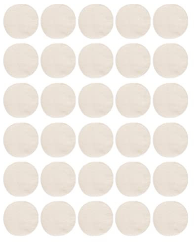 Cabilock 30pcs Cotton Steamer Cloths Reusable Nonstick Round Mats for Home Dim Sum and Steamed Buns Breathable Cooking Pads for Steaming Any Kitchen
