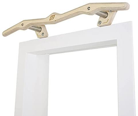 Gorilant - Mountain, barra de Dominadas para la pared sobre la puerta, barra de tracción, | fácil montaje | antideslizante | hasta 130 kg | ergonómica