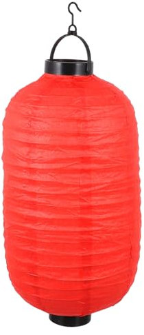 jojofuny Led Papier Japanische Laternen Garten Chinesische Lampions Papierlaterne Papierlampe für Outdoor Draußen Sushi Restaurant Hängende Lampen Dekoration