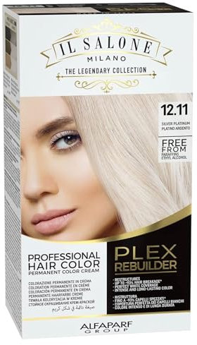 Alfaparf Milano Il Salone Plex Rebuilder Color Kit 12.11 Platino Plata - coloración permanente en crema