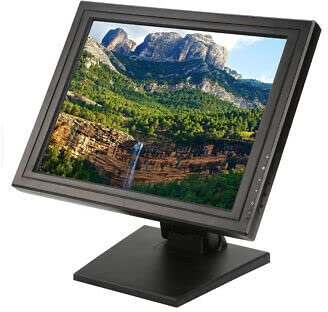 Écran tactile 17 USB Vga Touch Screen pour restaurant Pos Système de caisson 4 fils Écran LCD Kiosk Pc 1280 x 1024