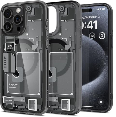 Spigen Ultra Hybrid Zero One MagFit Case for iPhone 15 Pro, Compatible with MagSafe Accessories