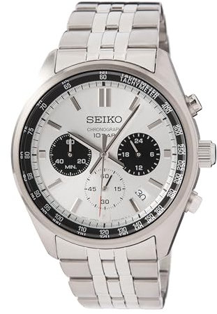 Seiko Hommes Analogique Quartz Montre avec Bracelet en Acier Inoxydable SSB425P1