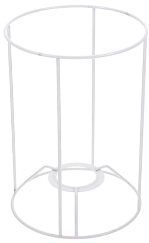 Holibanna Lampenschirm Rahmen Aus Metall Diy Lampenschirm Gestell Für Hängelampen Und Tischlampen Rund 14X14X26Cm Vintage Design Für Elegante Beleuchtung