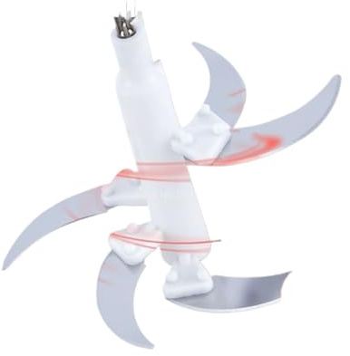 BmXauz Lame de Hachoir à Viande électrique, processeur de broyeur Alimentaire, pièces de Rechange for Hachoir à Viande 2L/3L/5L, Accessoires, Outils de Cuisine(3L Grinder Knife)