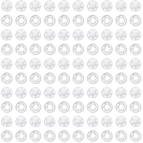50 Paar Kunststoffknöpfe, Transparente Knöpfe, Verschlussknöpfe, Unsichtbare Nähknöpfe, Druckknöpfe Für Kleidung, DIY-Nähzubehör