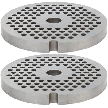 Dischi per Tritacarne Lame Spessore 3 Mm Piastre Robuste per Tritacarne Dischi di Ricambio in Acciaio Inox Affidabili per Tritacarne a Manovella