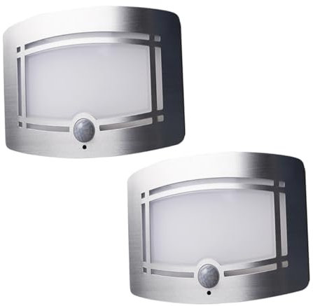 Angoily 2st Wohnzimmer-wandleuchte Bewegungssensor Licht Led-deckleuchten Led-schrankleuchte Schrankleuchten Schranklicht Mit Bewegungsmelder Kabellose Wandleuchte Mini-nachtlicht Silver