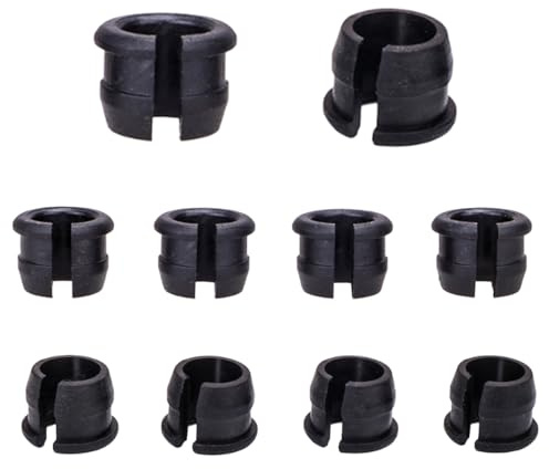10-Pack Dual-Valve Conversion Kit,Presta-to-Schrader & Schrader-to-Presta Adapters ， Universal Wheel Valve Stem Grommets for Seamless Tire & Inner Tube Switching